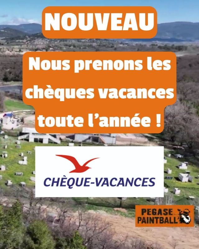 Pégase Paintball Vaucluse chèques vacance